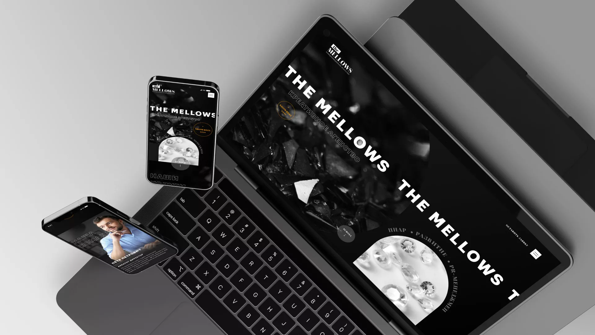 Разработка сайта креативного агентства «The Mellows» в Дубне
