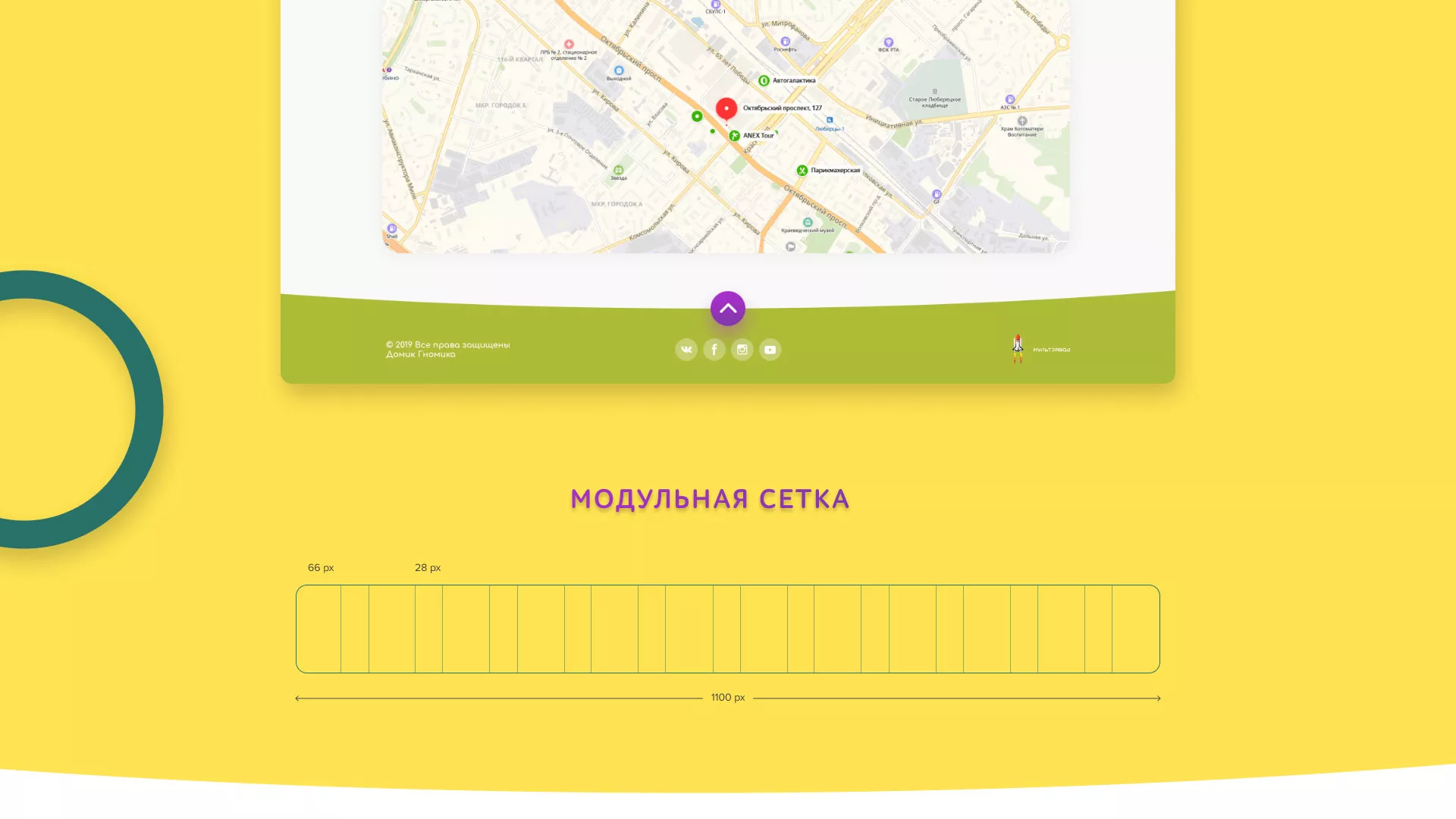 Разработка сайта детского активити-клуба «Домик гномика» в Дубне