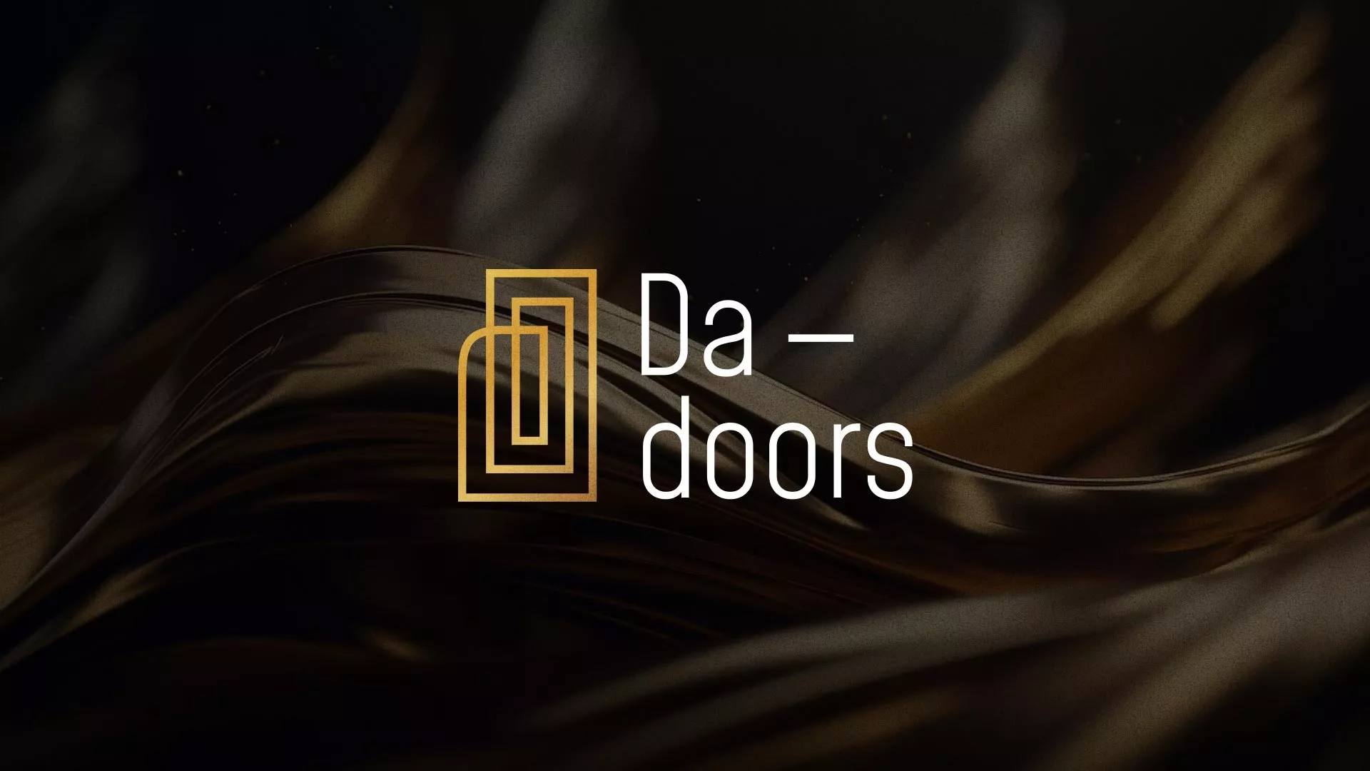 Разработка логотипа для компании «DA-DOORS» в Дубне